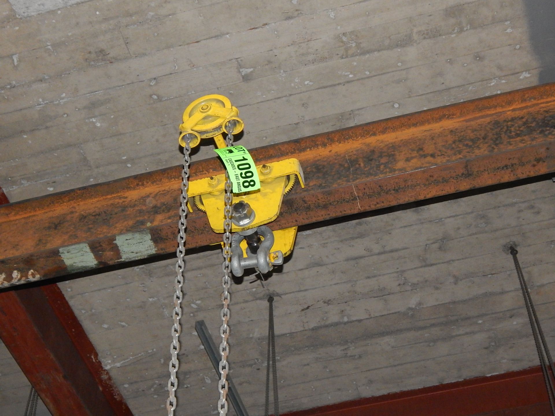 HOIST TROLLEY (NO HOIST) (CI)