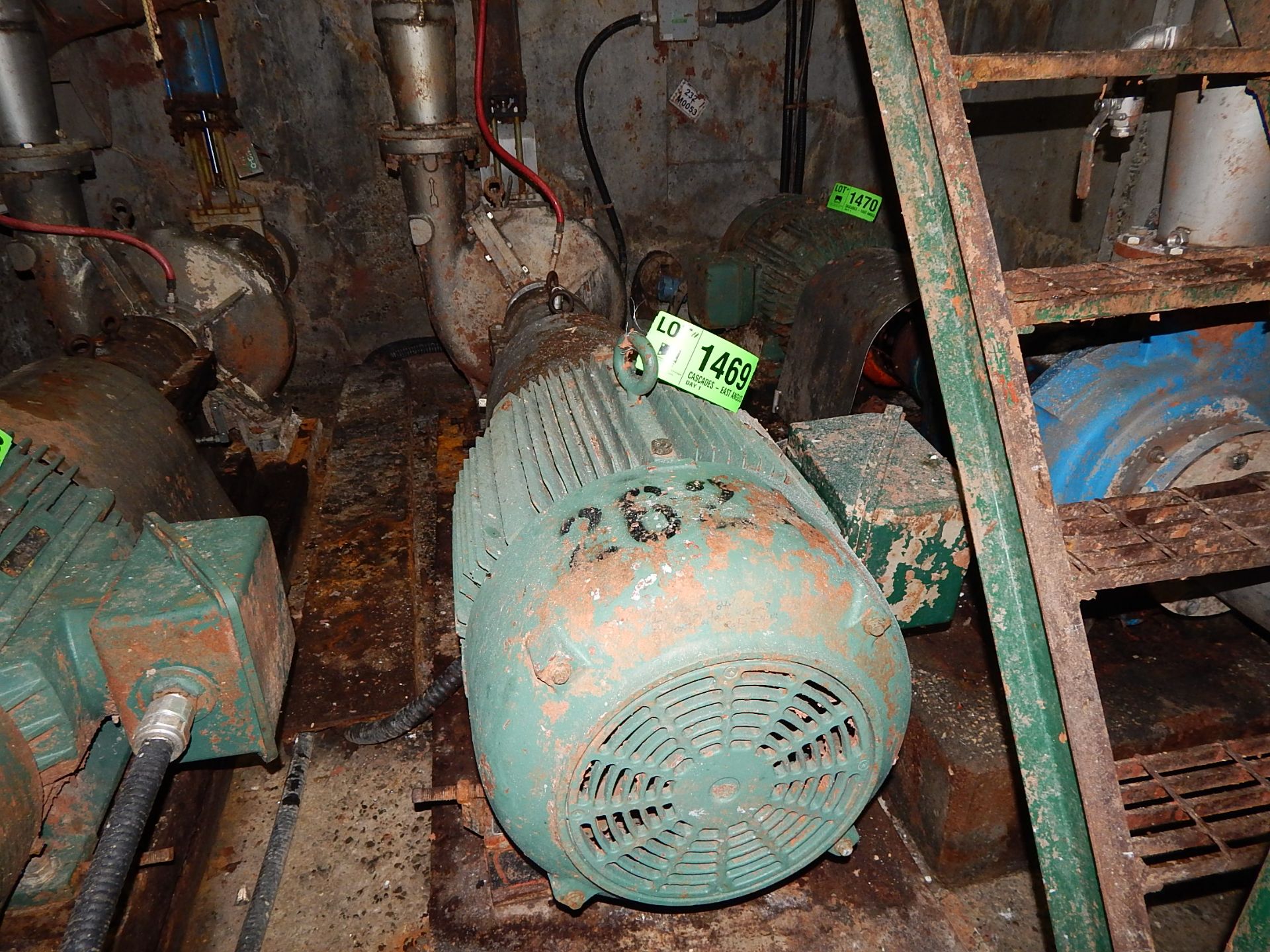 LOT/ 100HP ELECTRIC MOTOR WITH CENTRIFUGAL PUMP (CI) (UNDERGROUND)