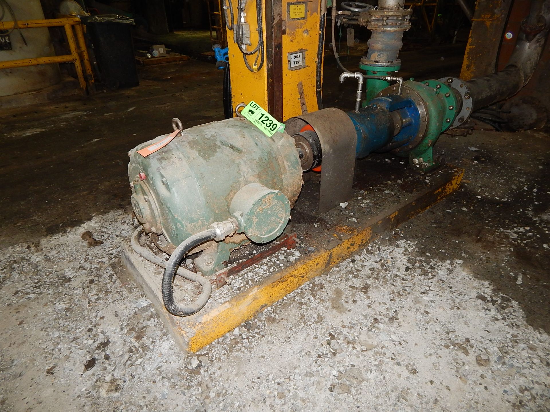 LOT/ 75HP ELECTRIC MOTOR WITH CENTRIFUGAL PUMP (CI)