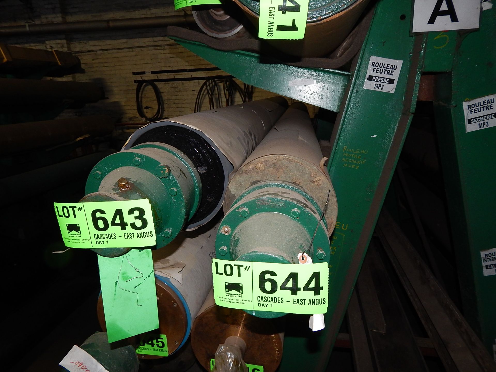 PAPER MACHINE SPARE/REBUILT ROLL - #3 FELT ROLL (CI)