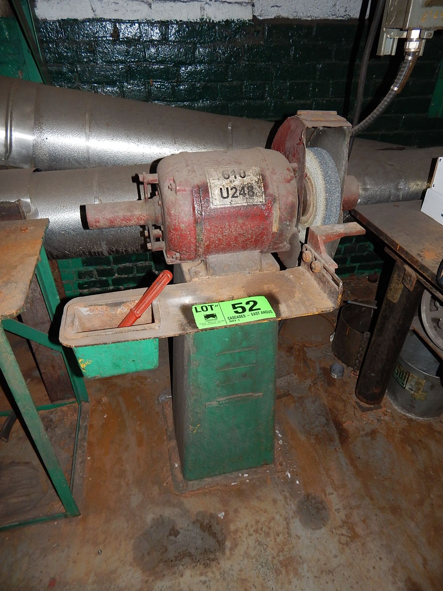 FORD SMITH 8" PEDESTAL GRINDER