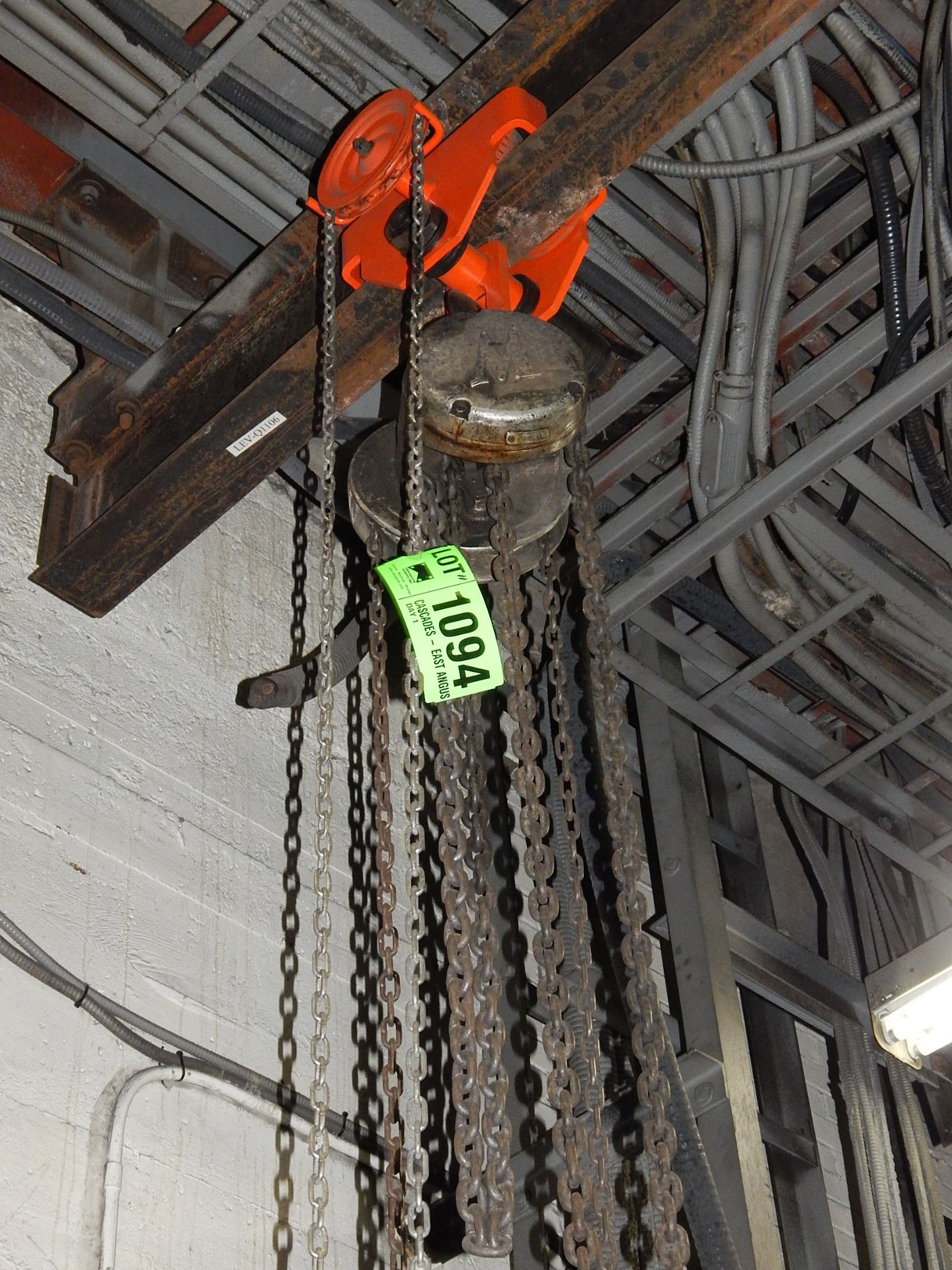 CM 3 TON HOIST WITH TROLLEY (CI)