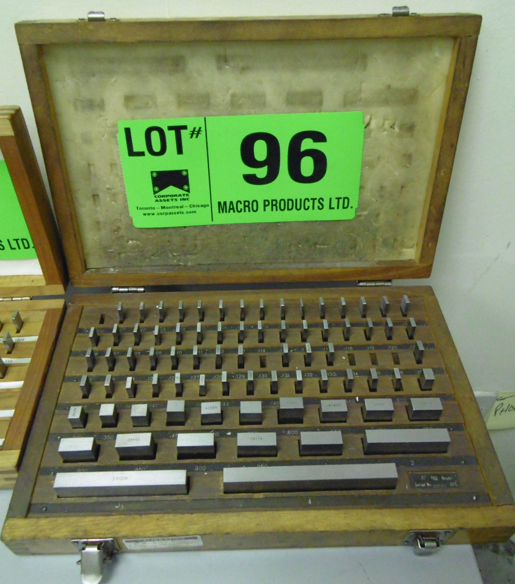 PRECISION GAUGE BLOCK SET