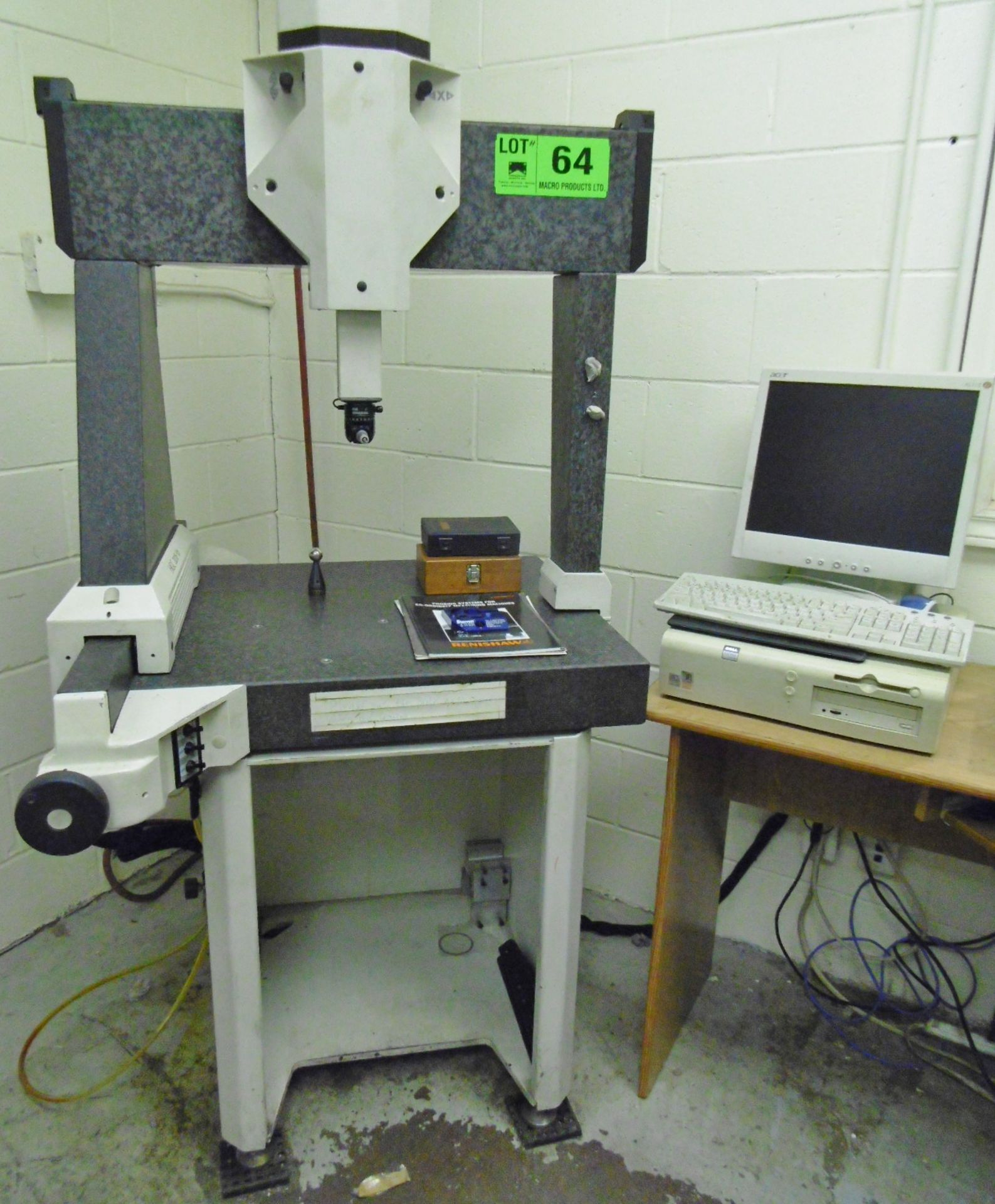 STARRETT HGC-2018-16 CO-ORDINATE MEASURING MACHINE WITH COMPUTER S/N B-1604 (CI)