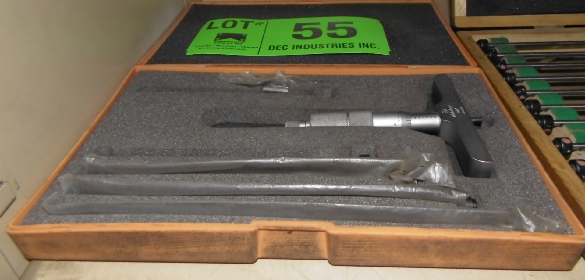 MITUTOYO DEPTH MICROMETER SET