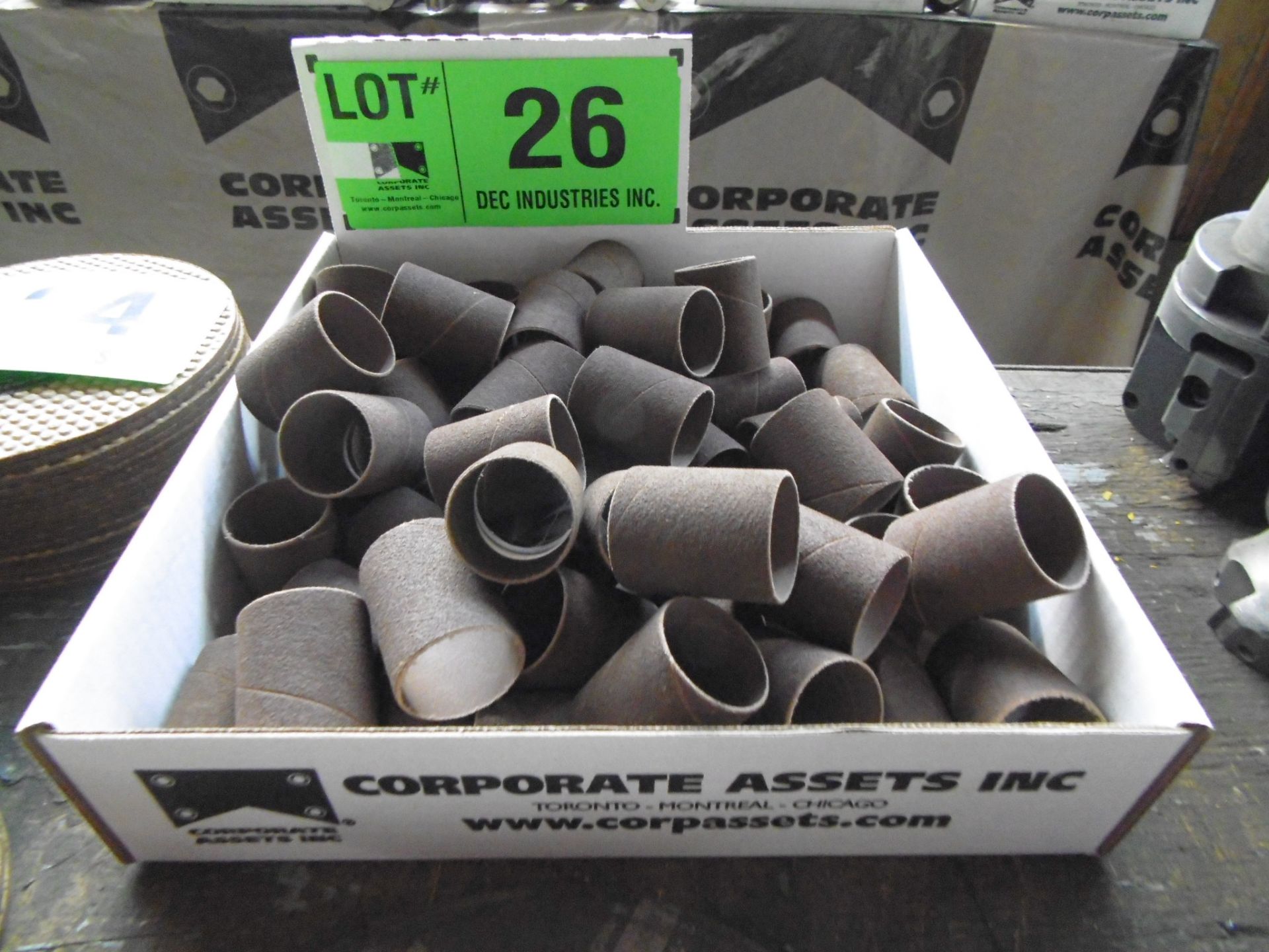 LOT/ ABRASIVE DRUM SANDING TUBES