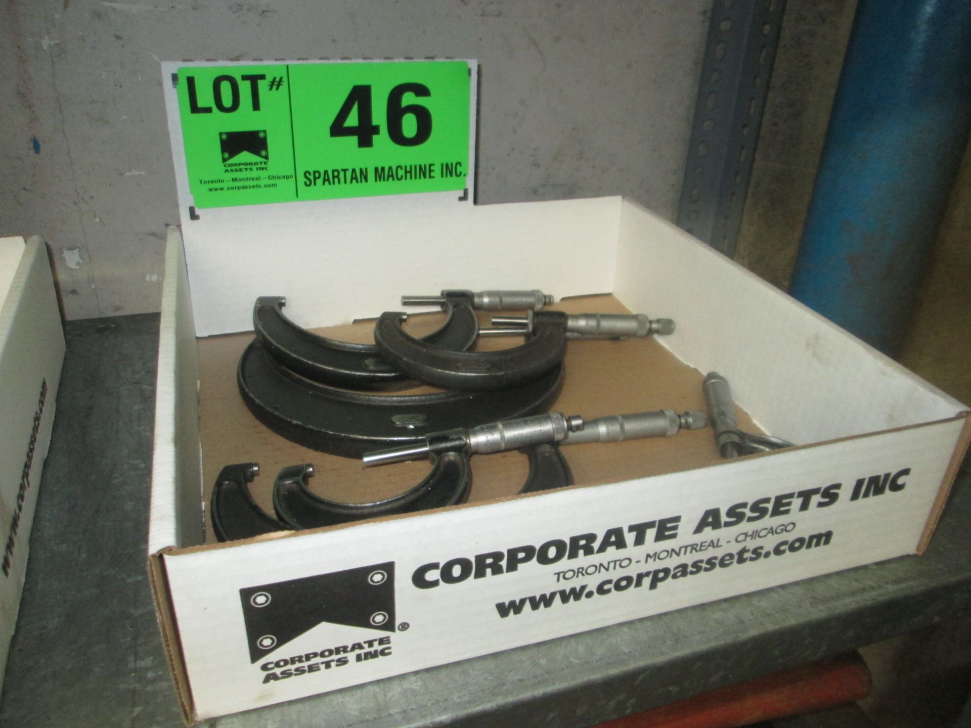 LOT/ MOORE & WRIGHT OUTSIDE MICROMETERS