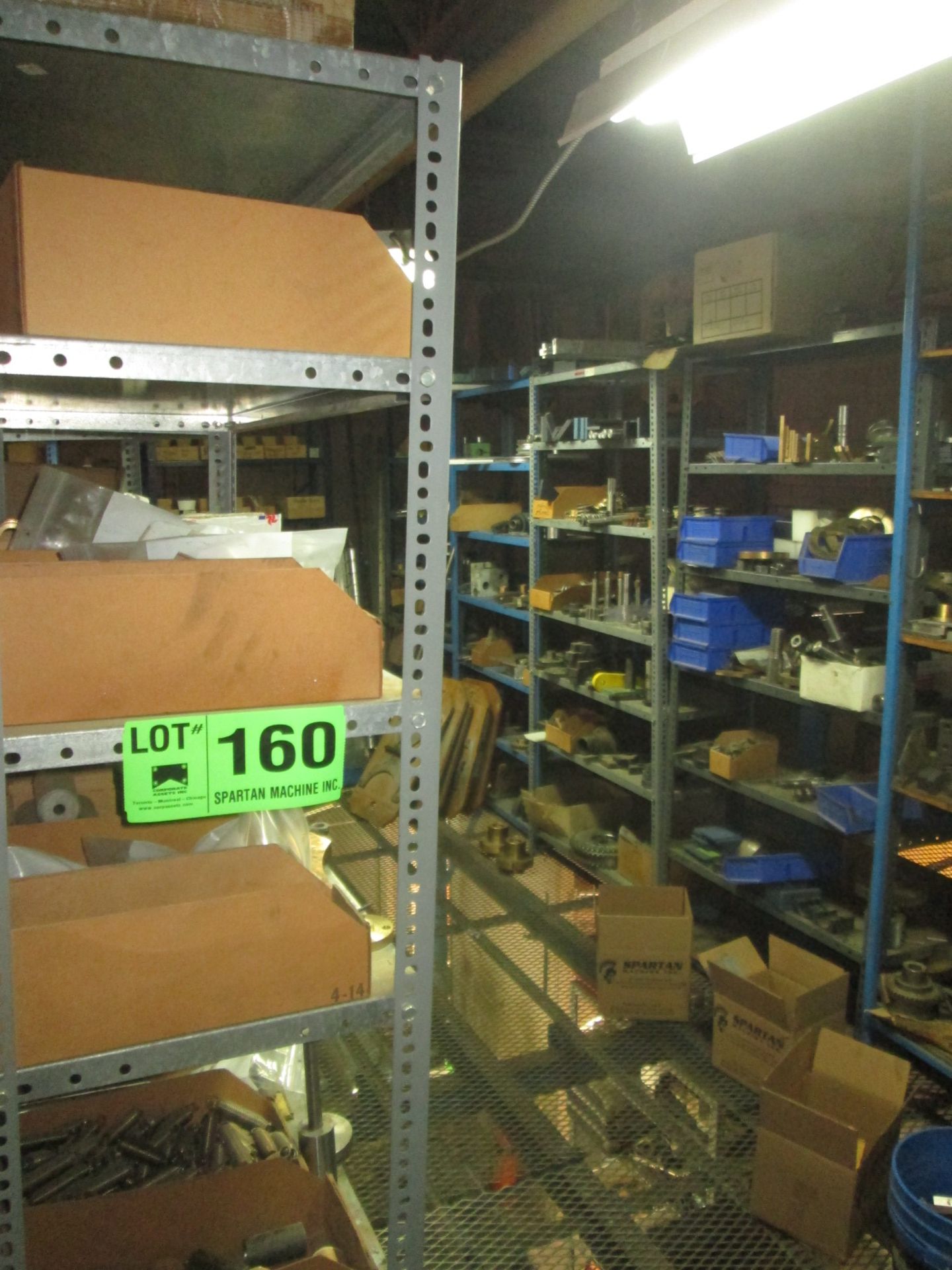 SECTIONS OF MEDIUM DUTY SHELVING (NO CONTENTS) (DELAYED DELIVERY)