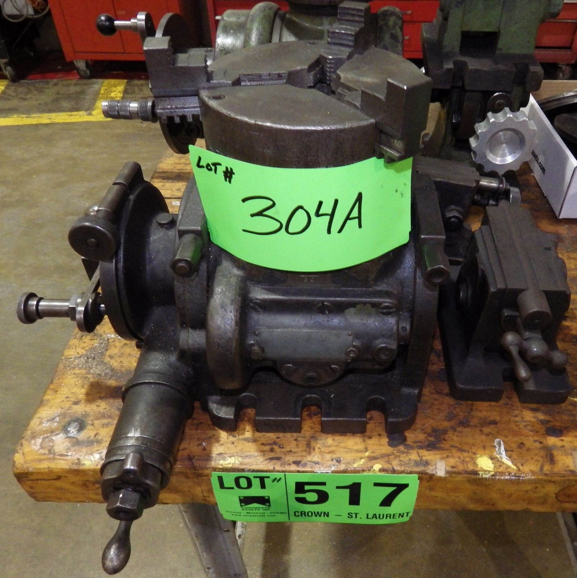 6" INDEXING HEAD WITH TAILSTOCK
