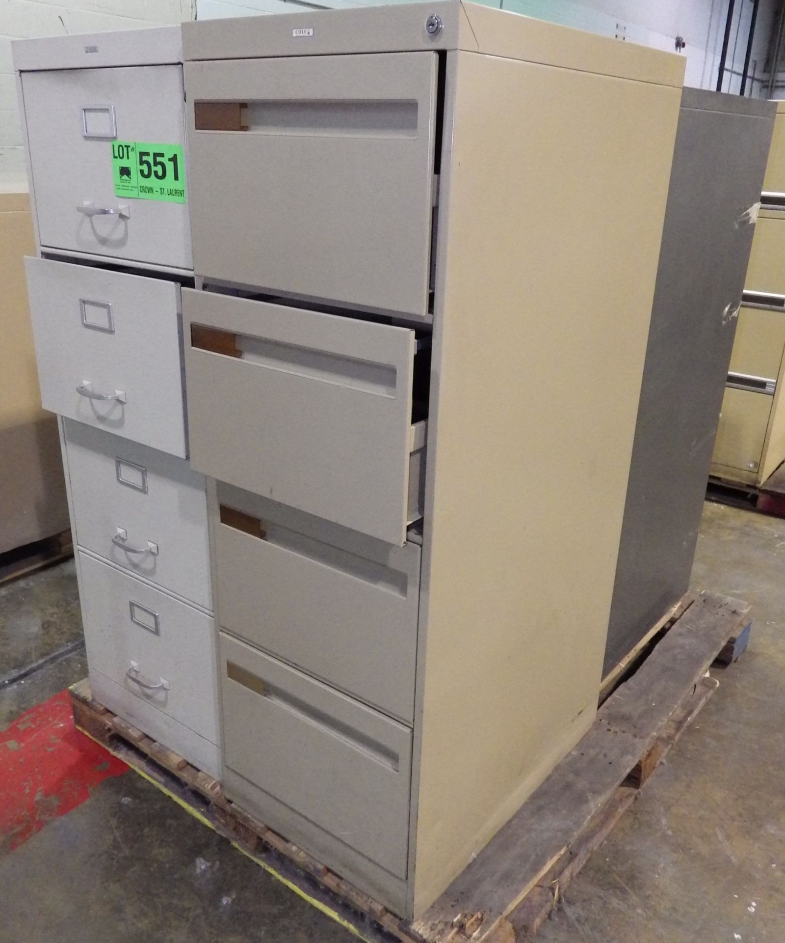 4 DRAWER LATERAL FILE CABINETS