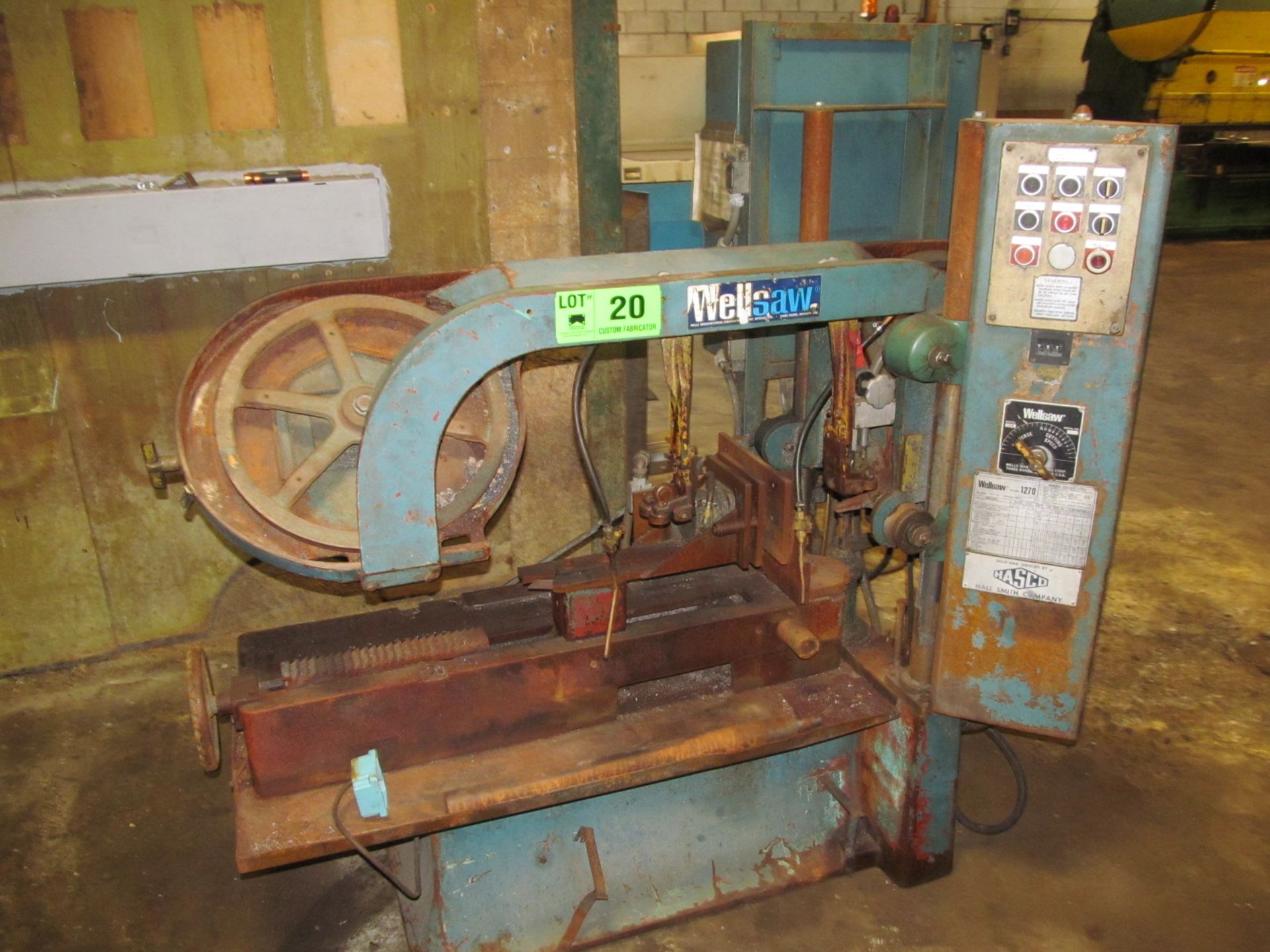 WELLSAW 1270 HORIZONTAL BAND SAW S/N: N/A (CI)