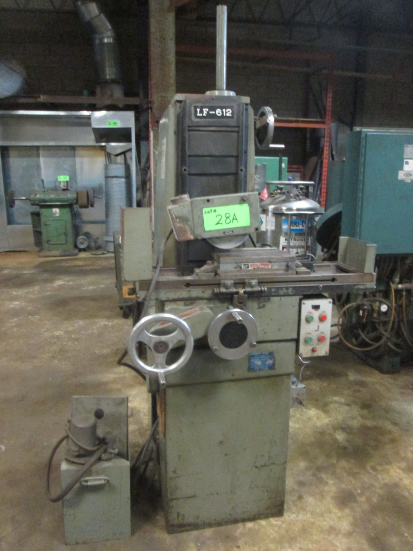 LIAN FENG LF-612 6"X12" MANUAL SURFACE GRINDER WITH COOLANT S/N: 73315 (CI)