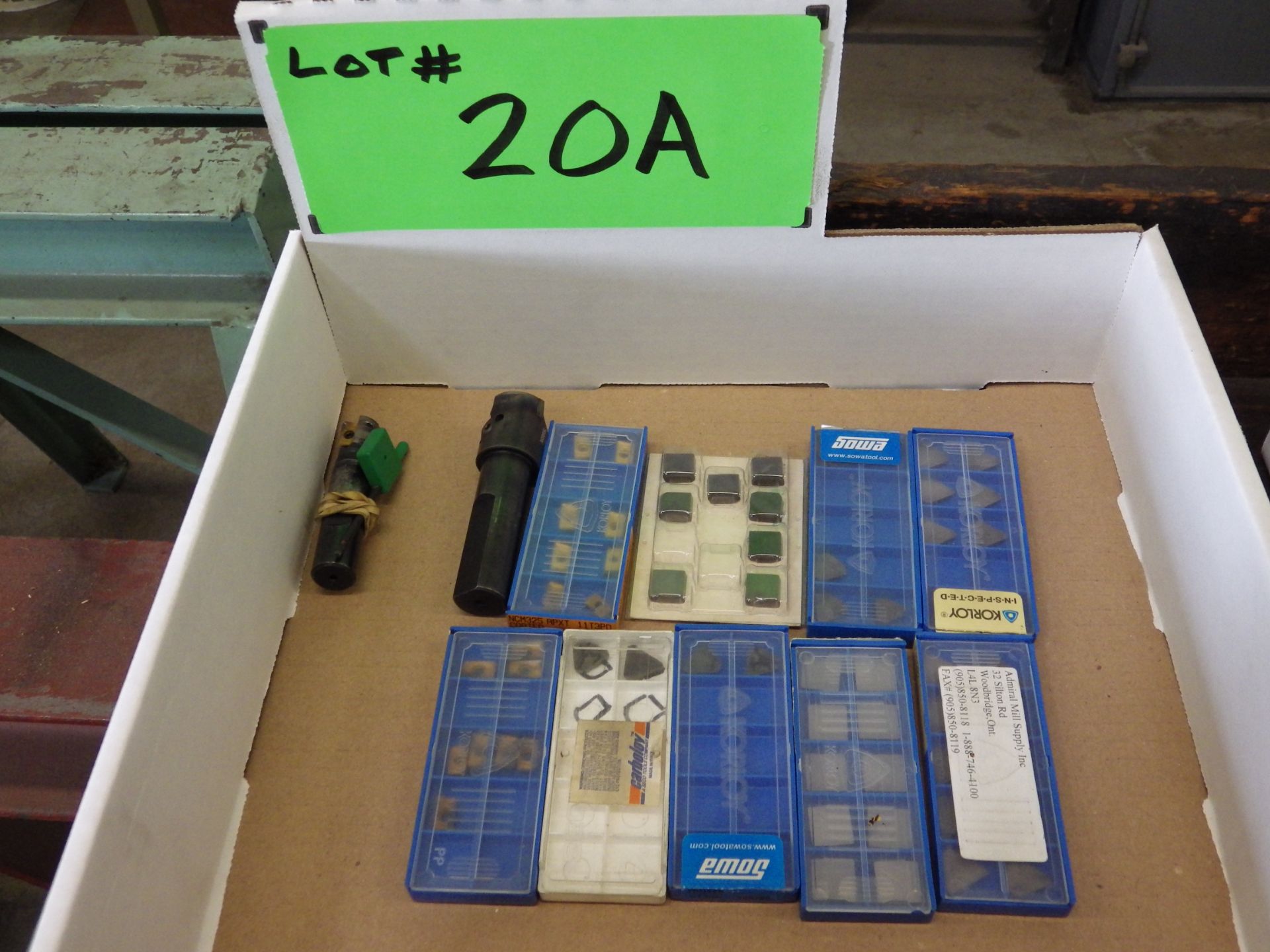 LOT/ CARBIDE INSERT CUTTERS AND INSERTS