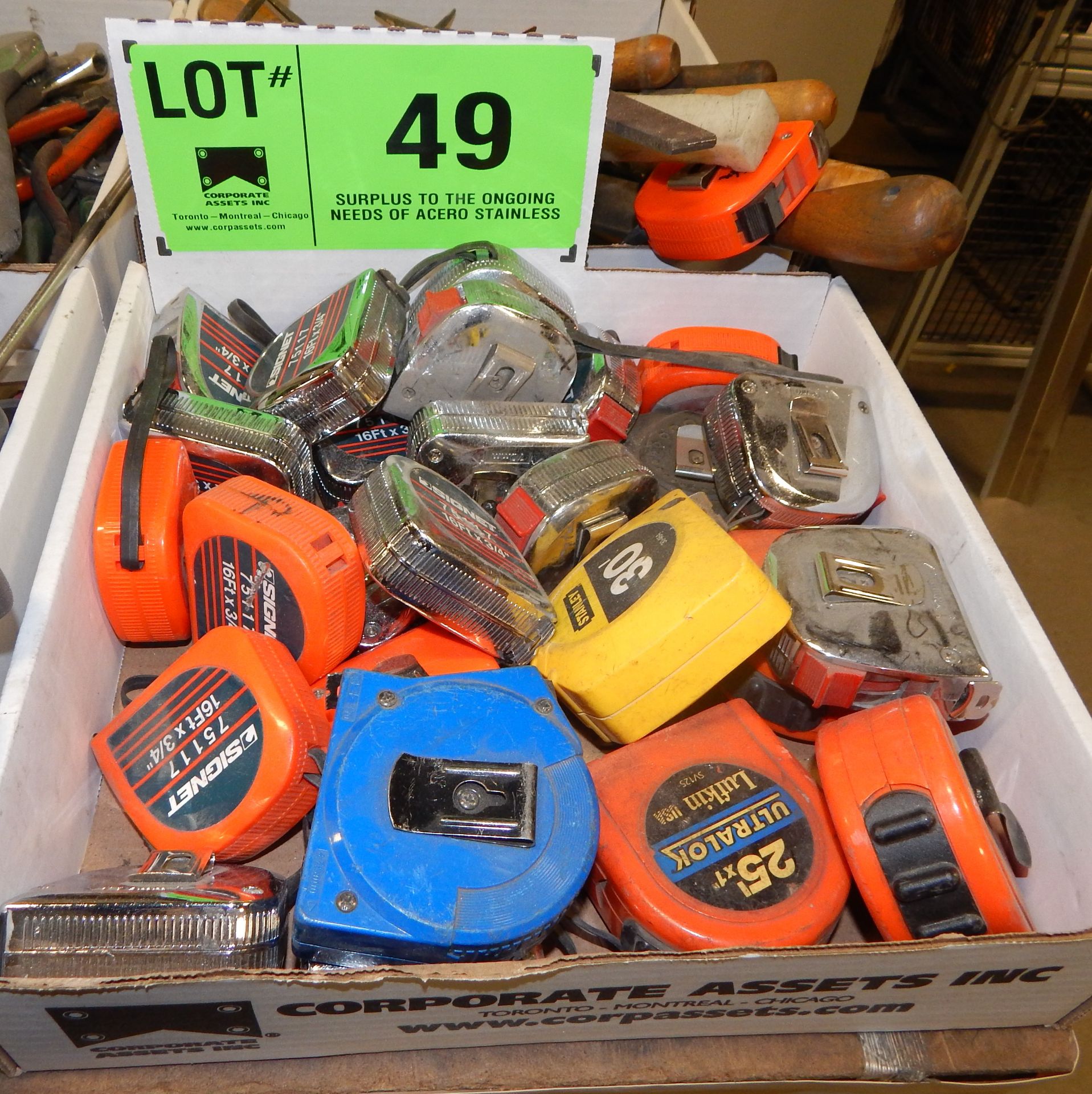 LOT/ MEASURING TAPES