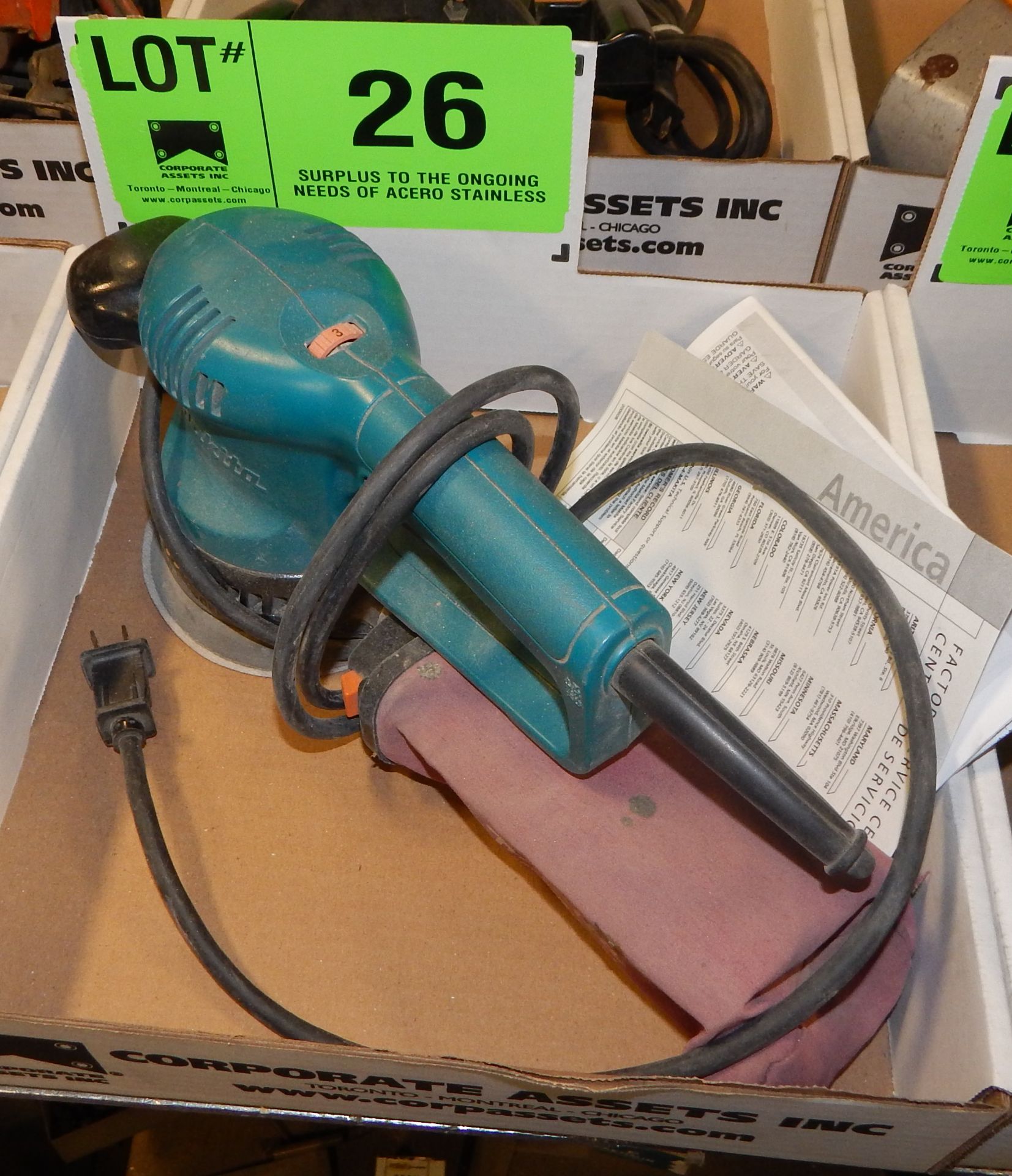 MAKITA ELECTRIC PALM SANDER