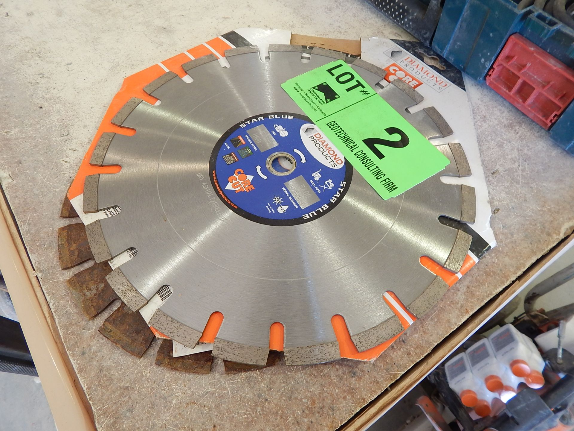 LOT/ CONCRETE SAW BLADES