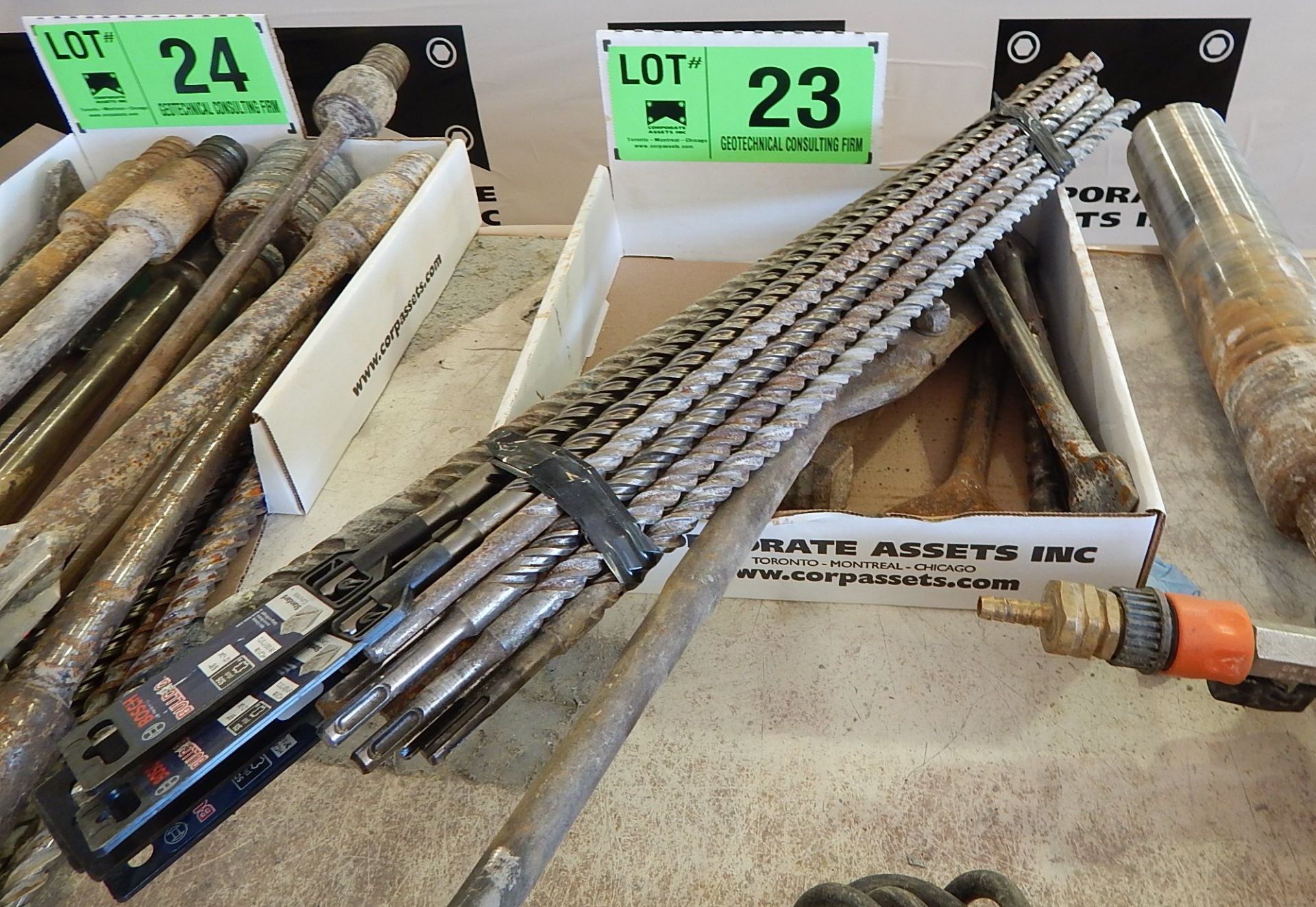 LOT/ CONCRETE DRILL BITS