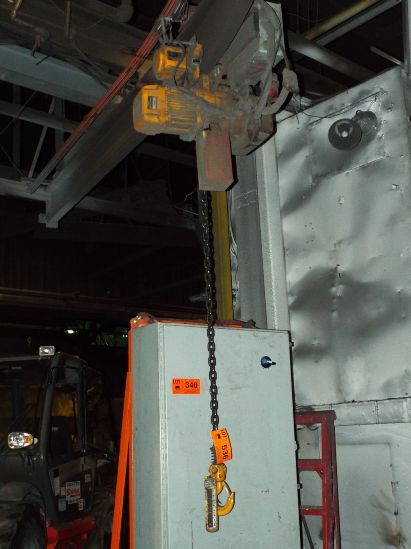 KITO 3 TON FOUNDRY-RATED ELECTRIC HOIST WITH WIRELESS PENDANT CONTROL(CI)