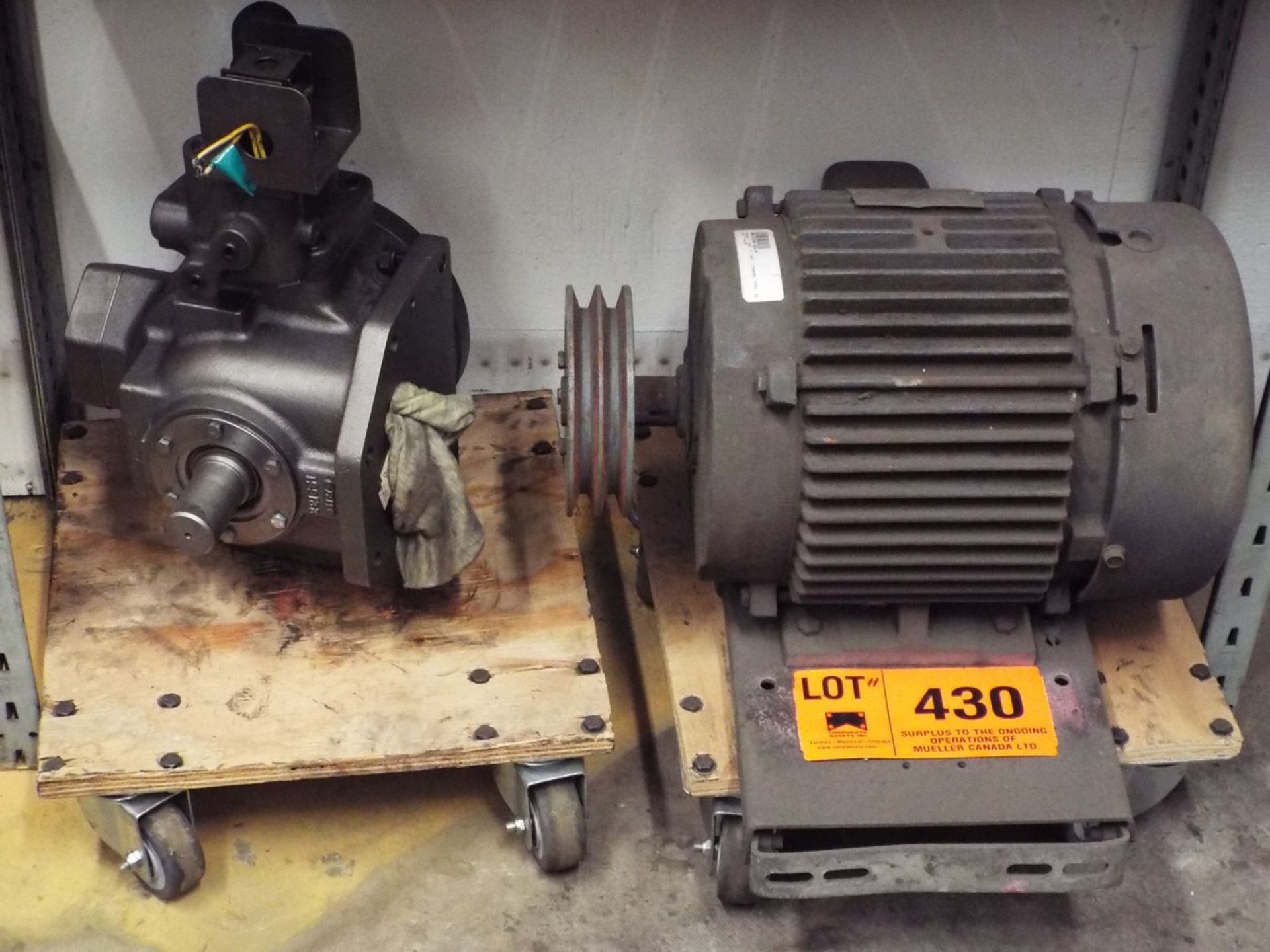 LOT/ SPARE MOTOR AND GEARBOX