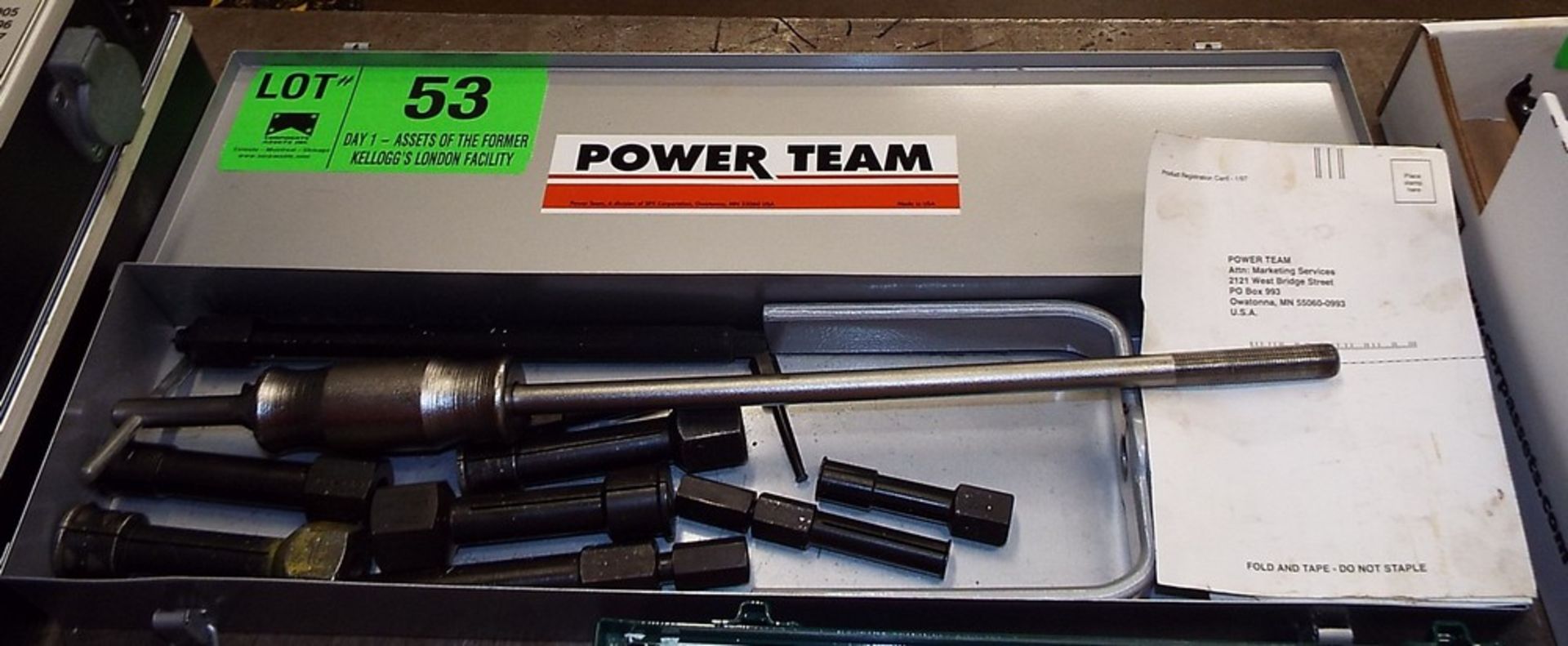 POWER TEAM SLIDE HAMMER KIT