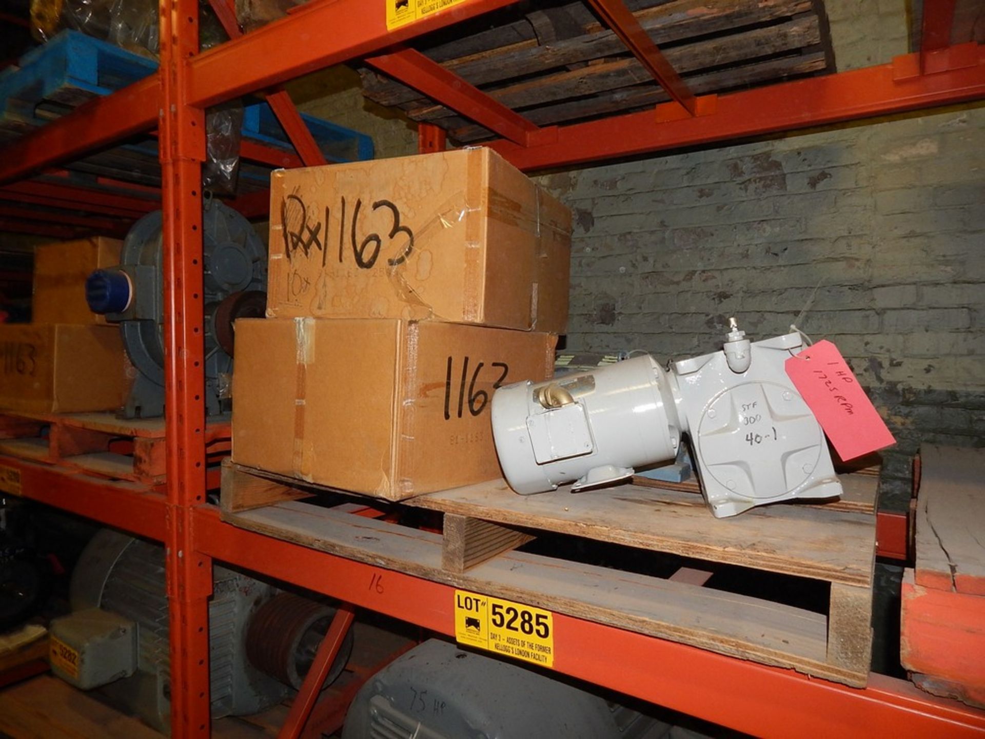 LOT/ ELECTRIC MOTOR ASSEMBLY AND SURPLUS EQUIPMENT (CI) (PILSBURY)
