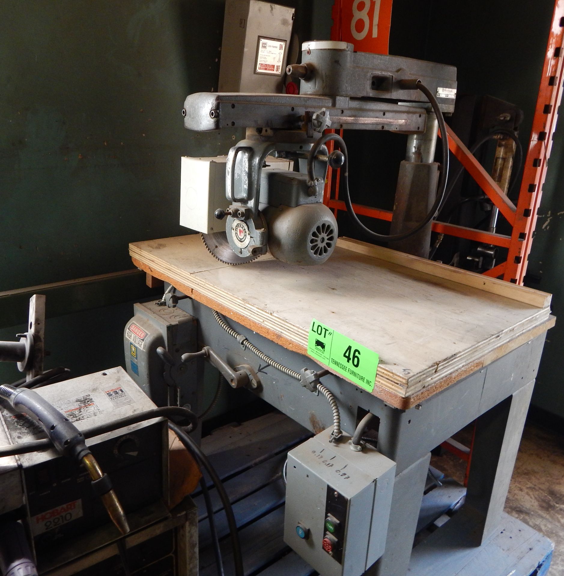 ROCKWELL 14-RAS 14" RADIAL ARM SAW S/N: FE-8289 (CI)