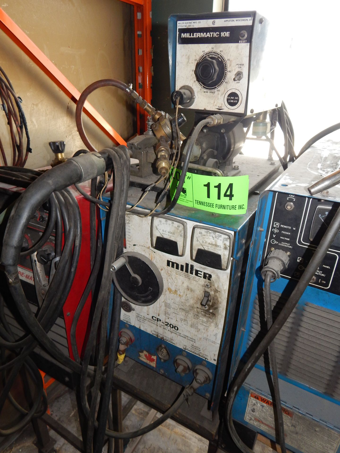 MILLER CP200 MIG WELDER WITH CABLES AND GUN S/N: CR109763