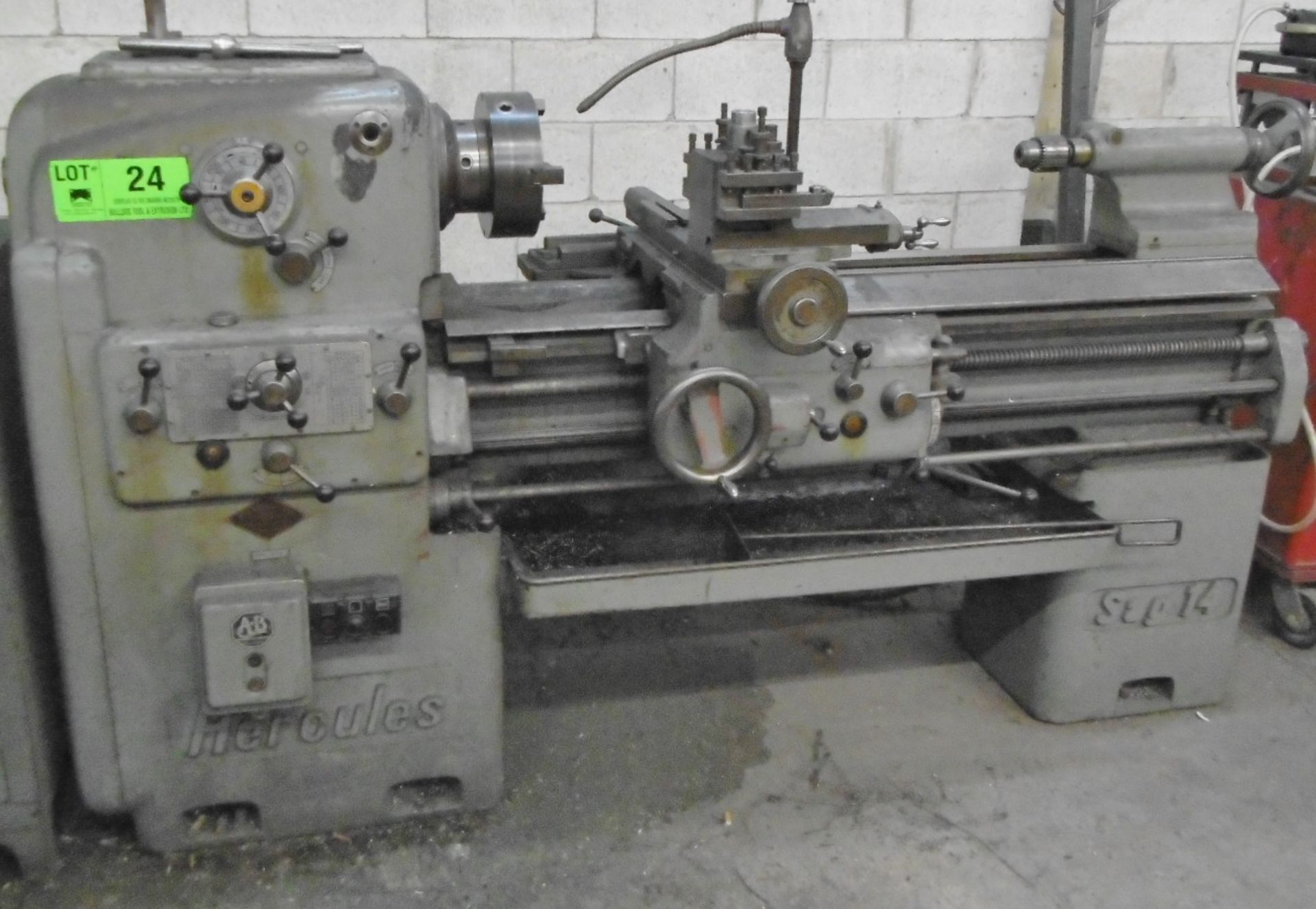 HERCULES SAG-14 TOOLROOM LATHE S/N N/A (CI)