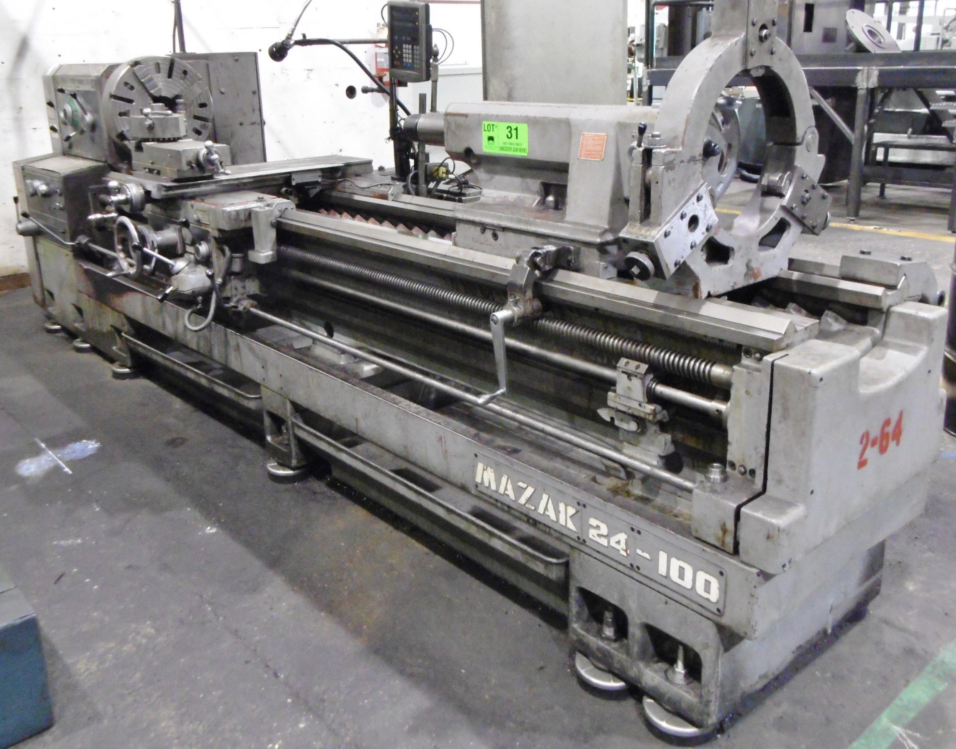 MAKAK 24-100 GAP BED ENGINE LATHE S/N 44562 (CI)