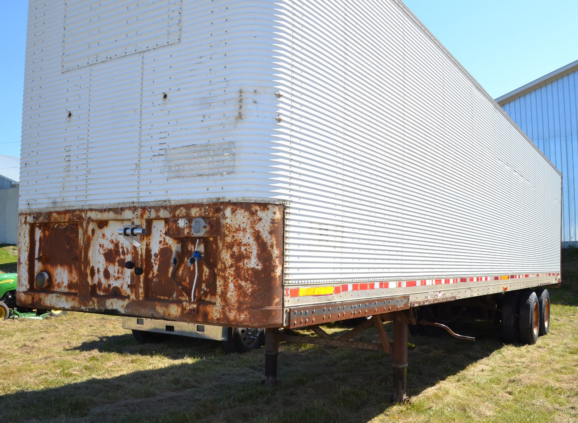 45' VAN TRAILER  W/ 3 - 1500 GAL. WATER TANKS, HANDLER 2 CHEMICAL MIXER, HONDA GX200 GAS POWERED