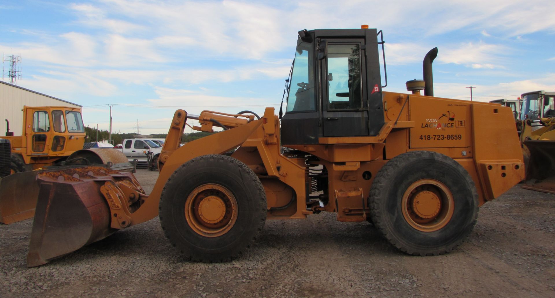 1995 CASE 721B WHEEL LOADER C/W 6 CYLINDER CASE 6T-830 140 HP ENGINE, APPROX. 12,356 HRS (SHOWING ON - Image 3 of 7