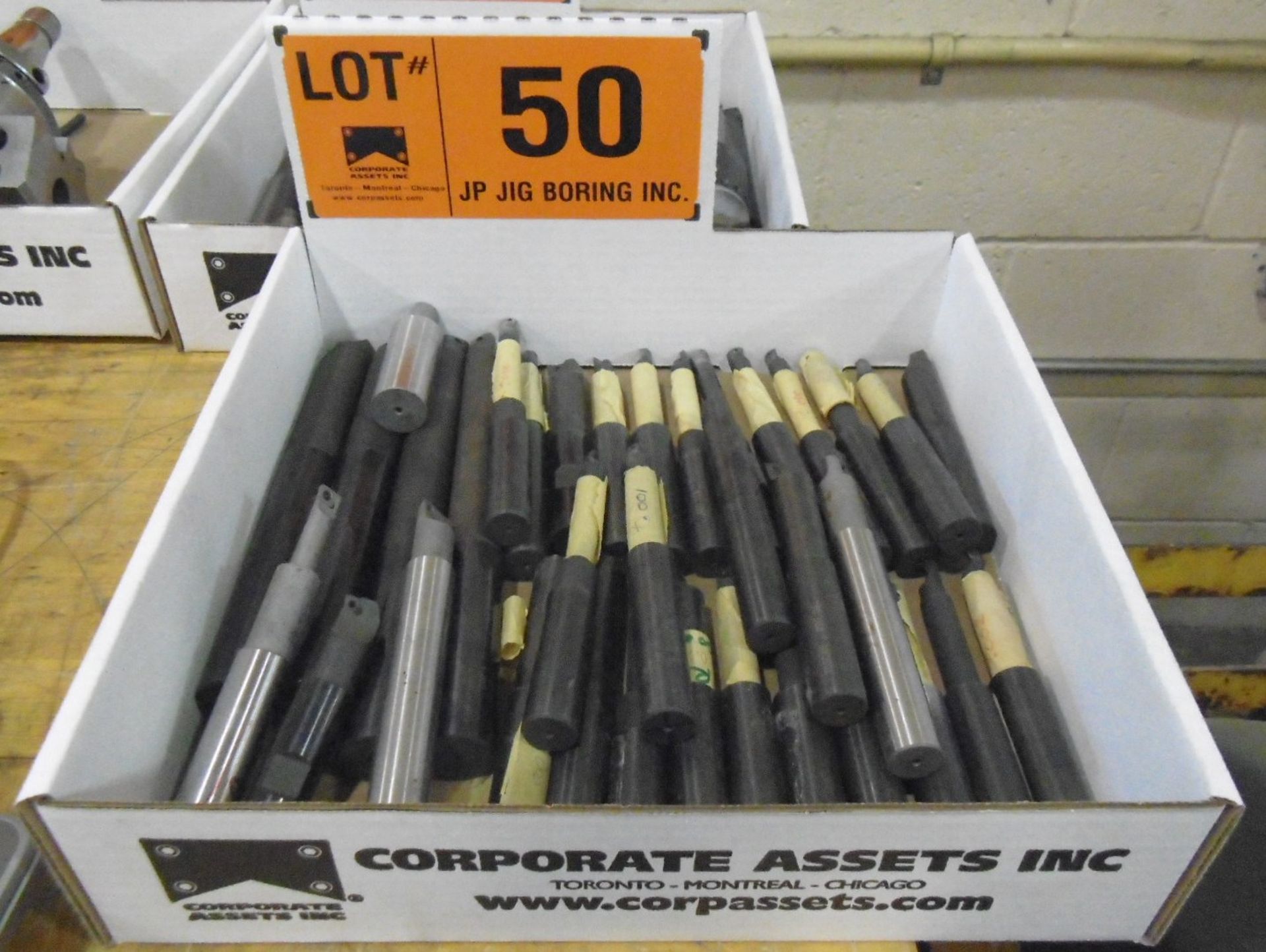 LOT/ CARBIDE TIPPED BORING BARS