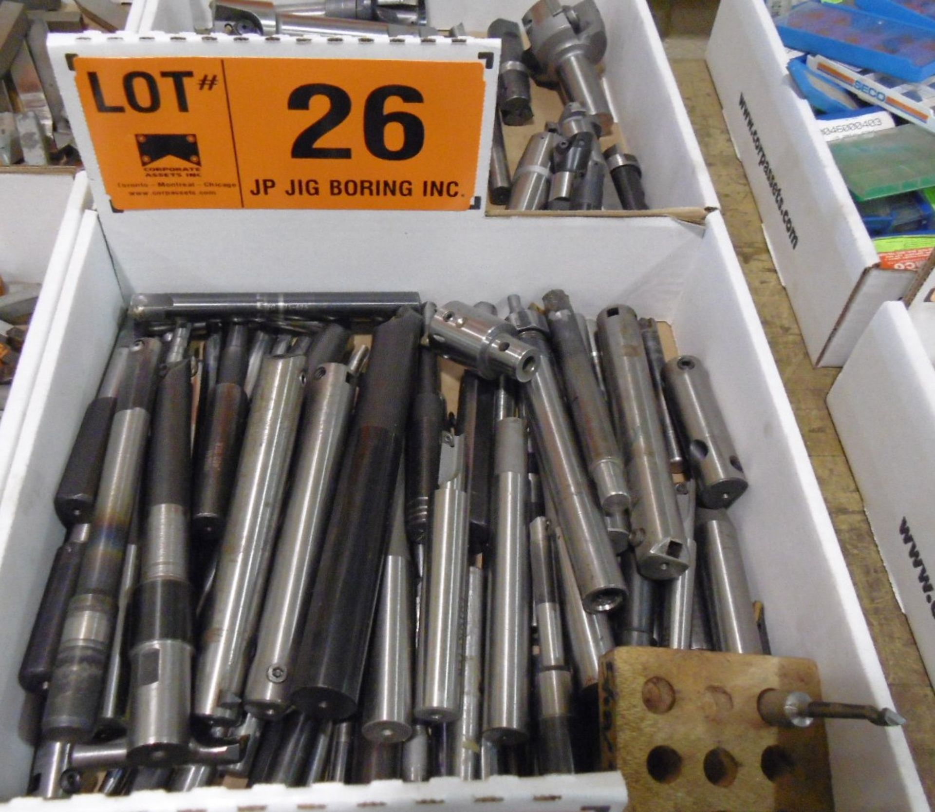 LOT/ CARBIDE BORING BARS