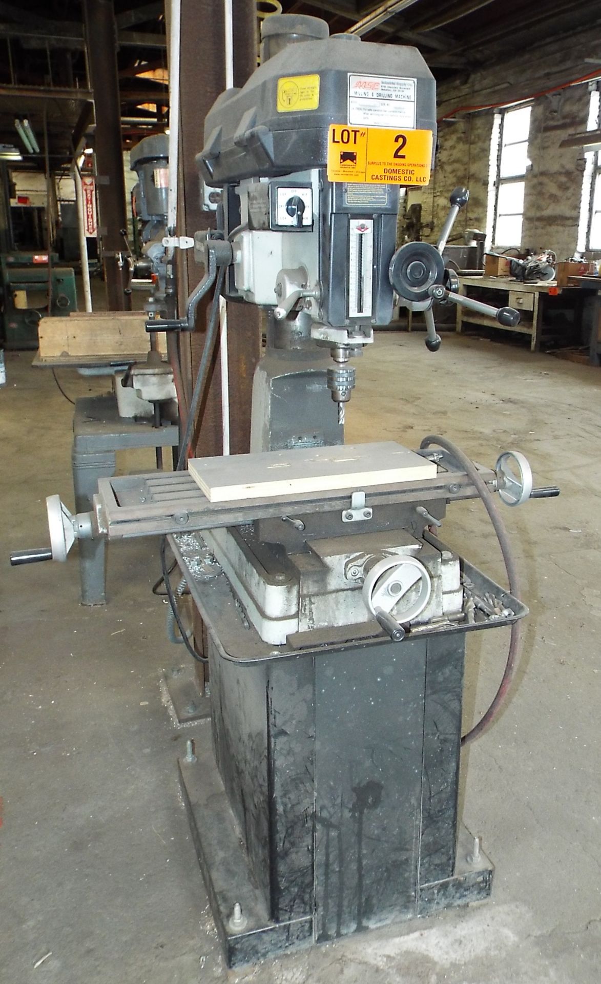 MSC COMBINATION MILLING & DRILLING MACHINE S/N: 433411 (CI)