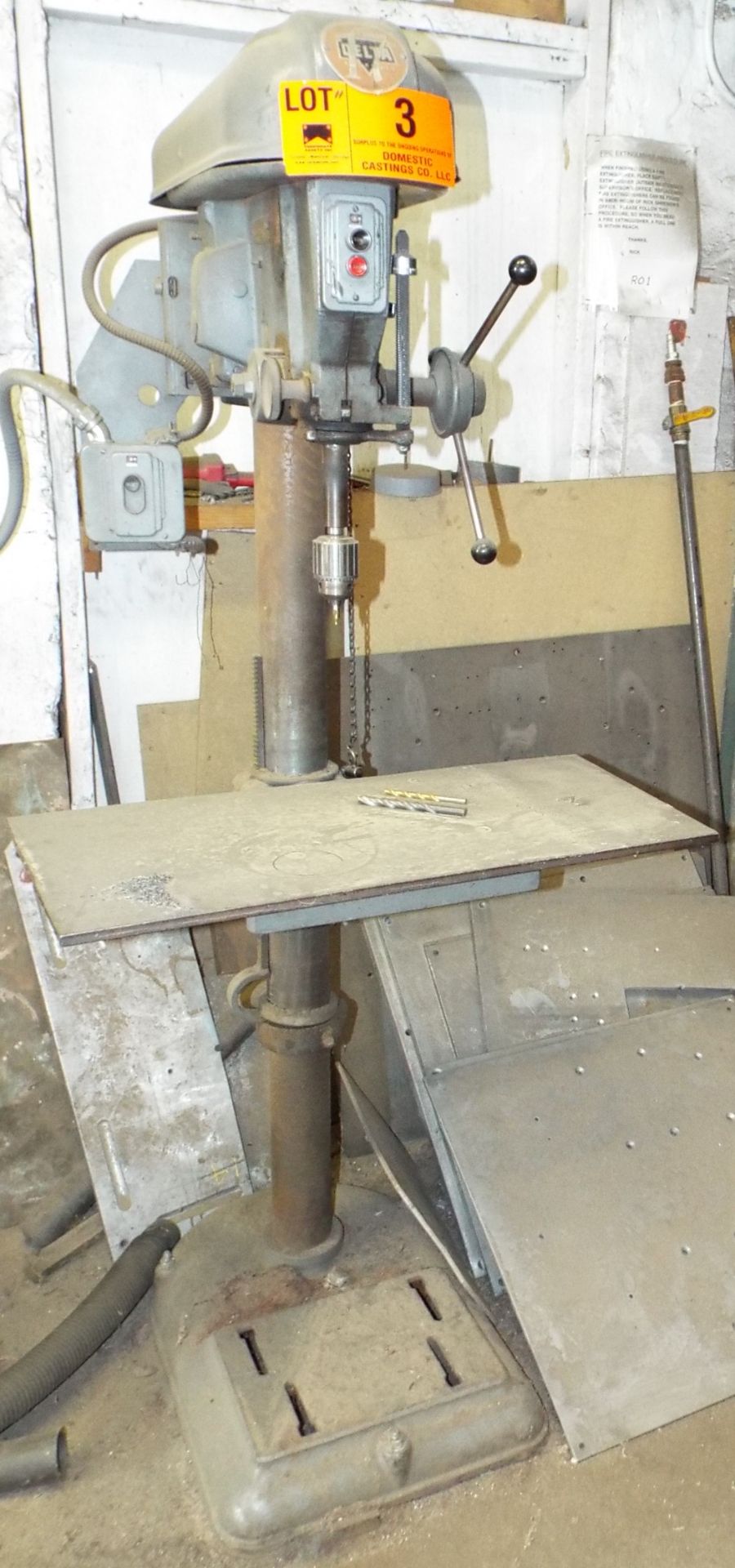 ROCKWELL/DELTA NO. 17 FLOOR TYPE DRILL PRESS (CI)