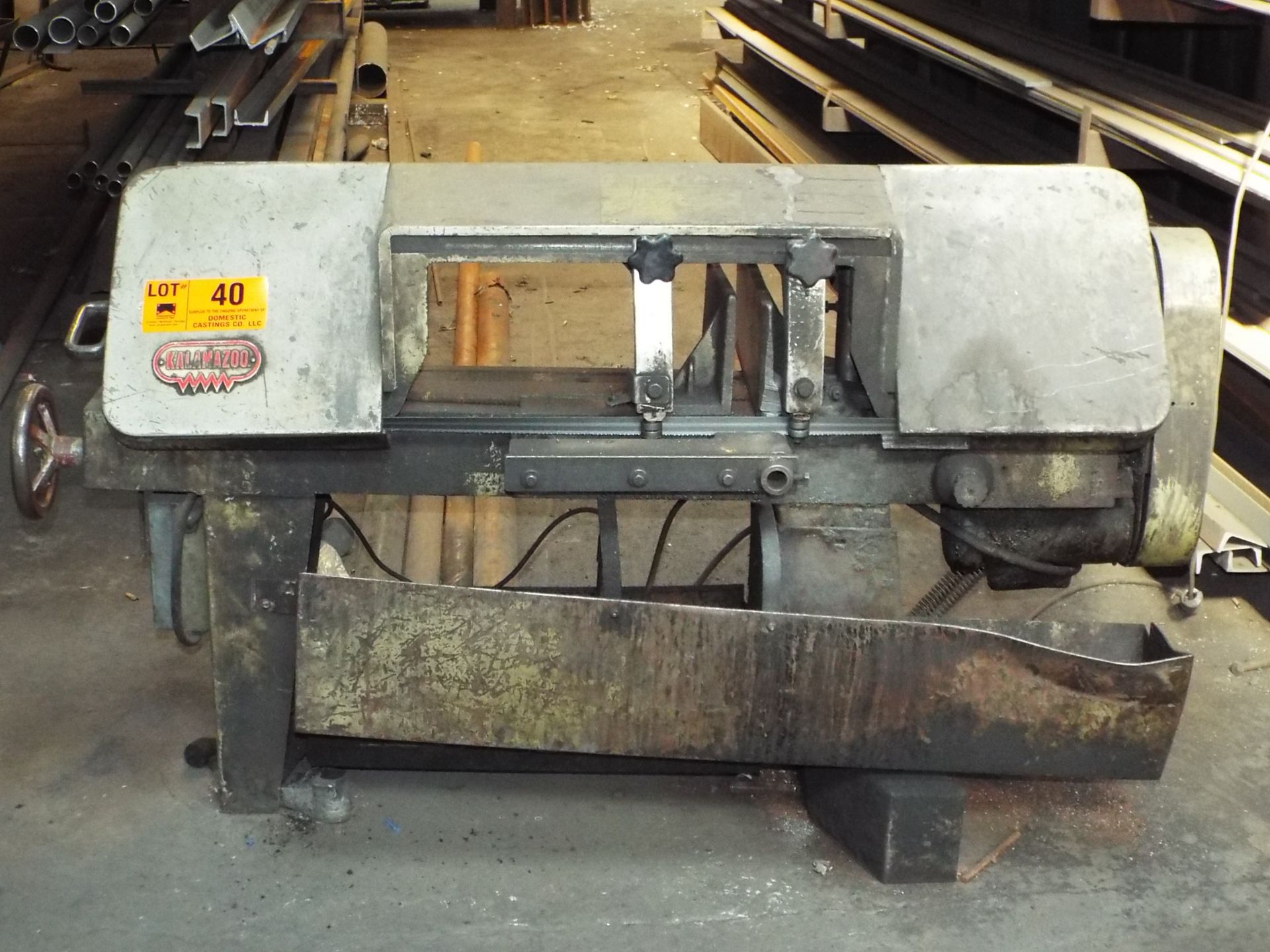 KALAMAZOO H9AD METAL CUTTING HORIZONTAL BAND SAW S/N: 11.862