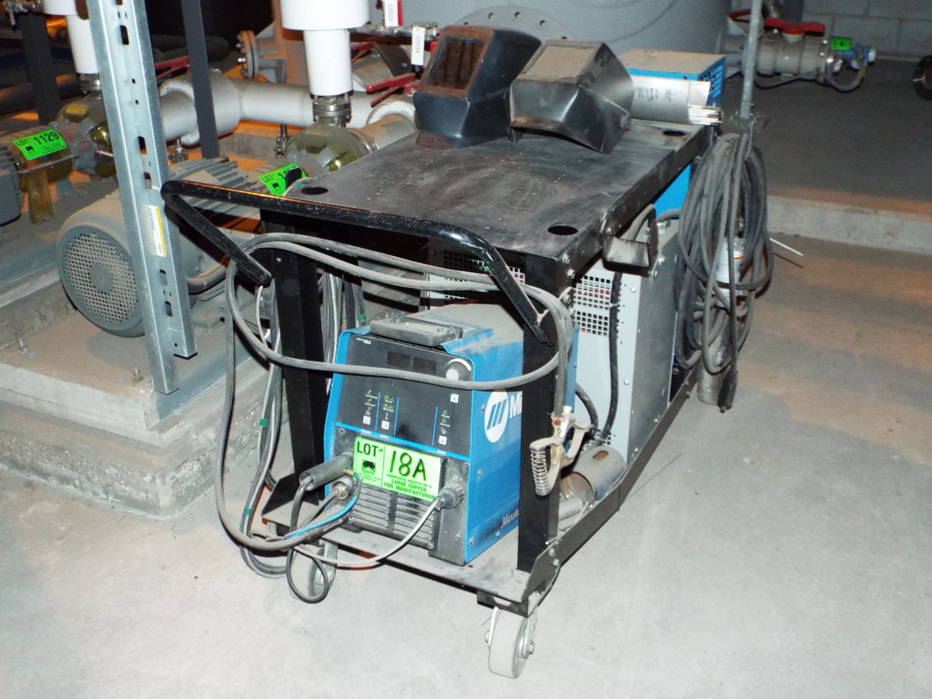 MILLER MAXSTAR 300 SD TIG WELDER WITH MILLER COOLMATE V3 WATER COOLER AND BEMAG 20KVA/600V/3PH