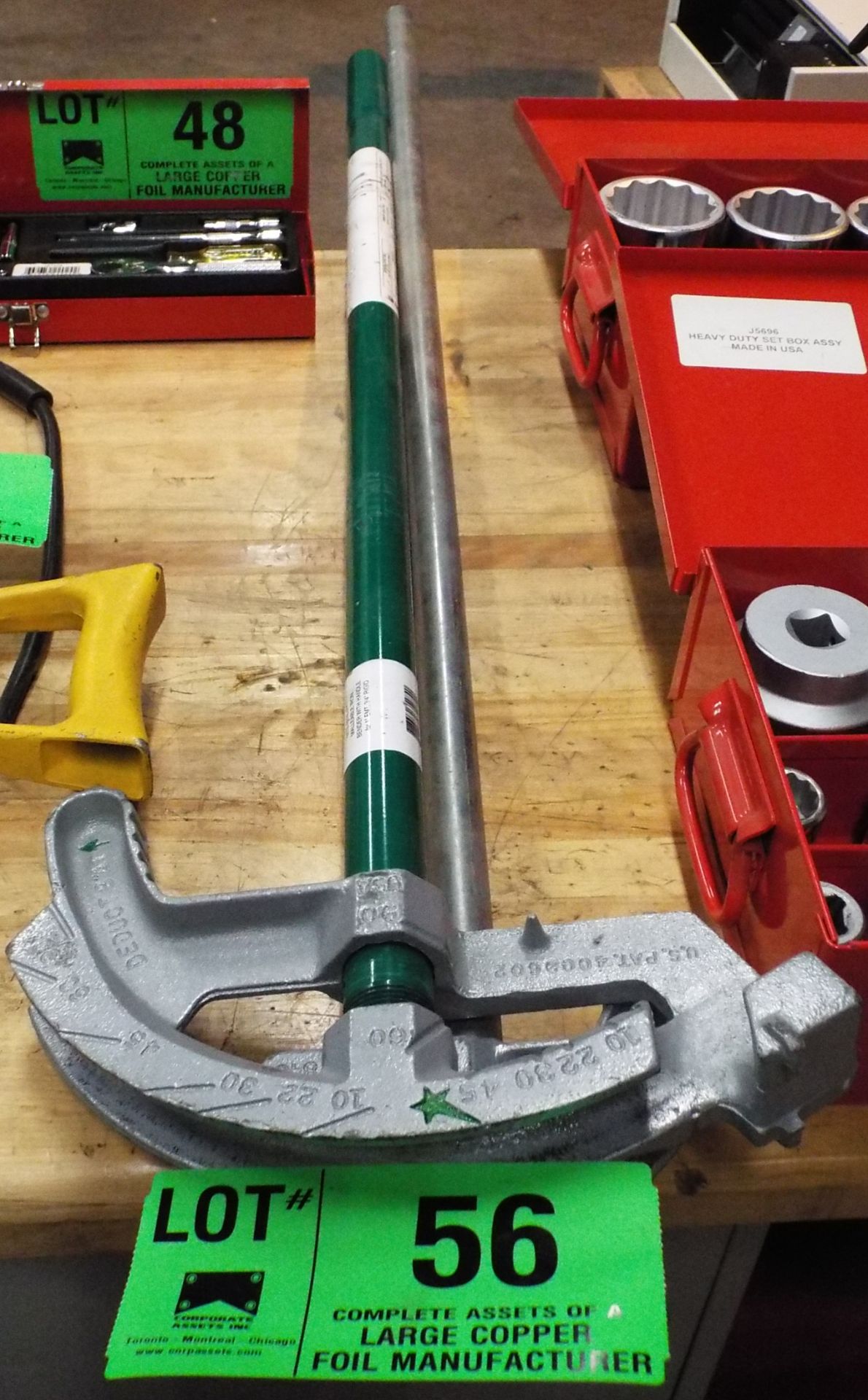 LOT/ GREENLEE PIPE AND CONDUIT BENDERS