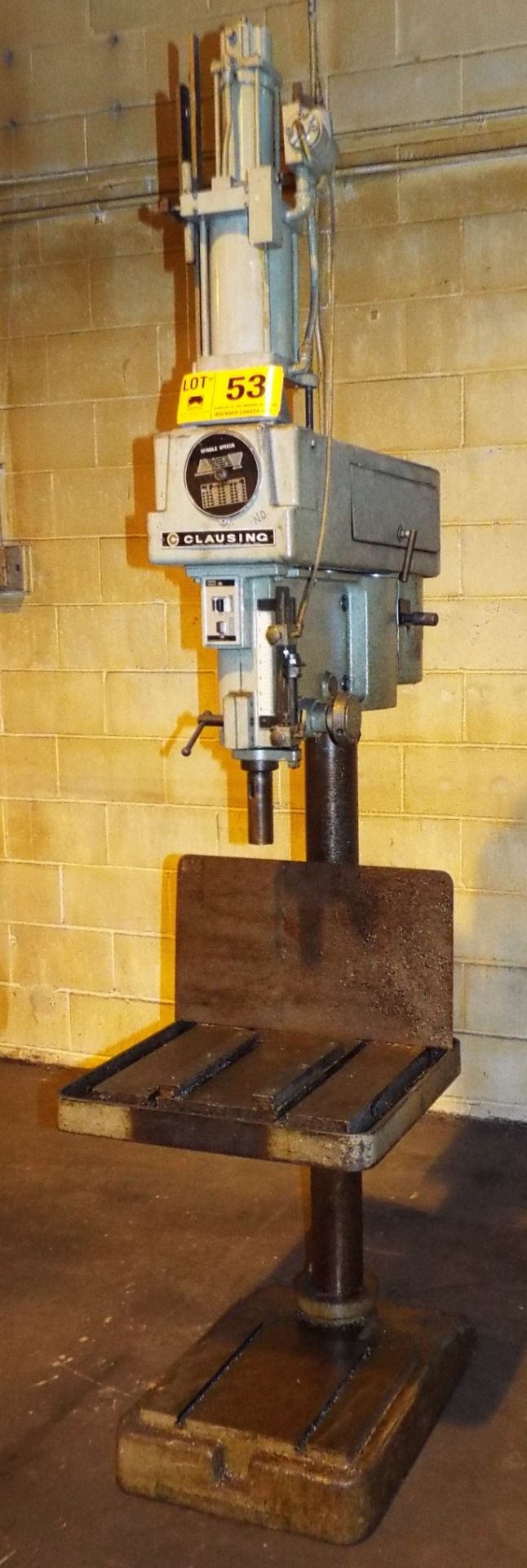 CLAUSING 2224 TAPPING HYDRAULIC DRILL PRESS S/N: 106108 (CI)