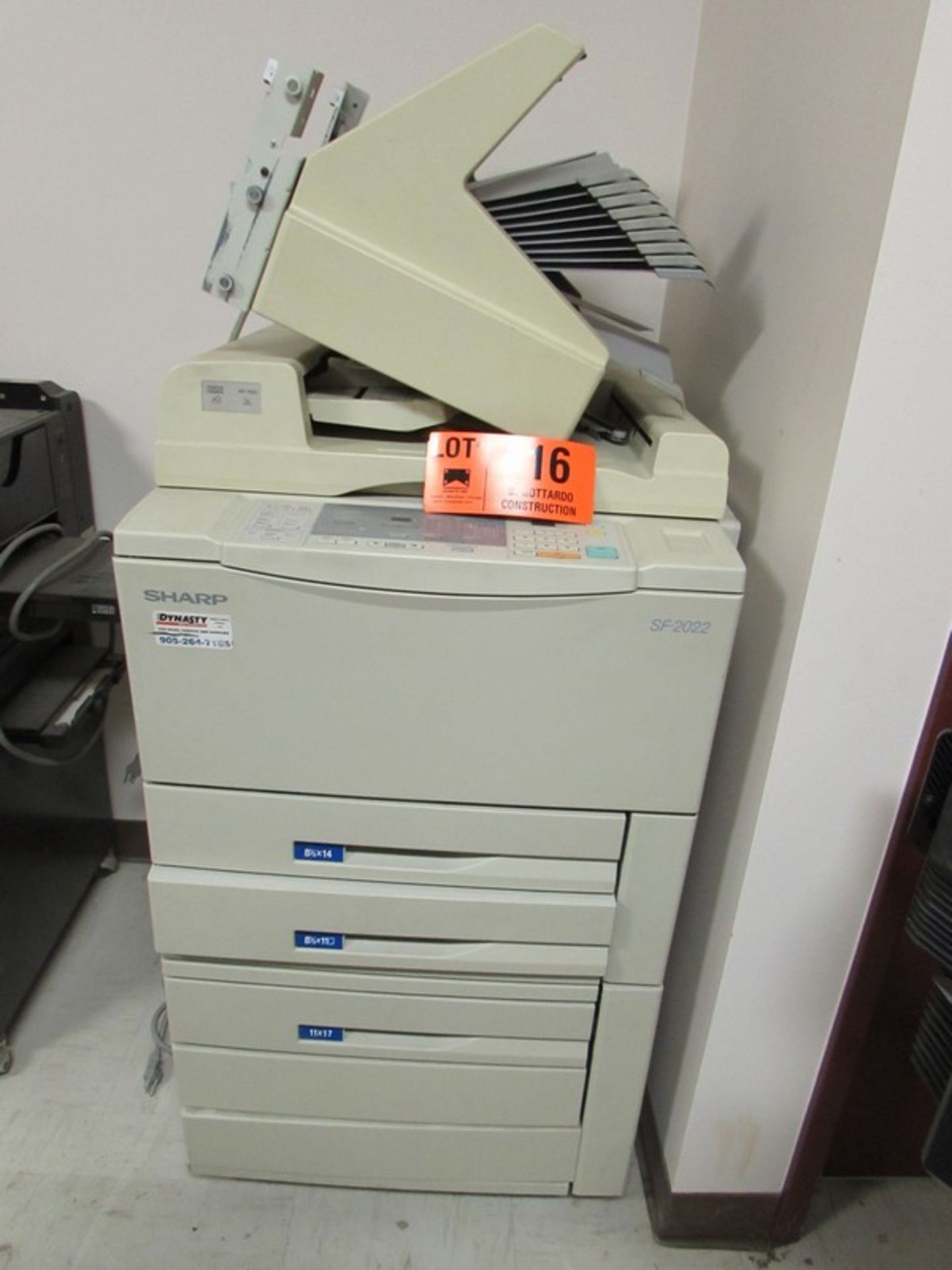 SHARP SF 2020 COPIER WITH SORTER