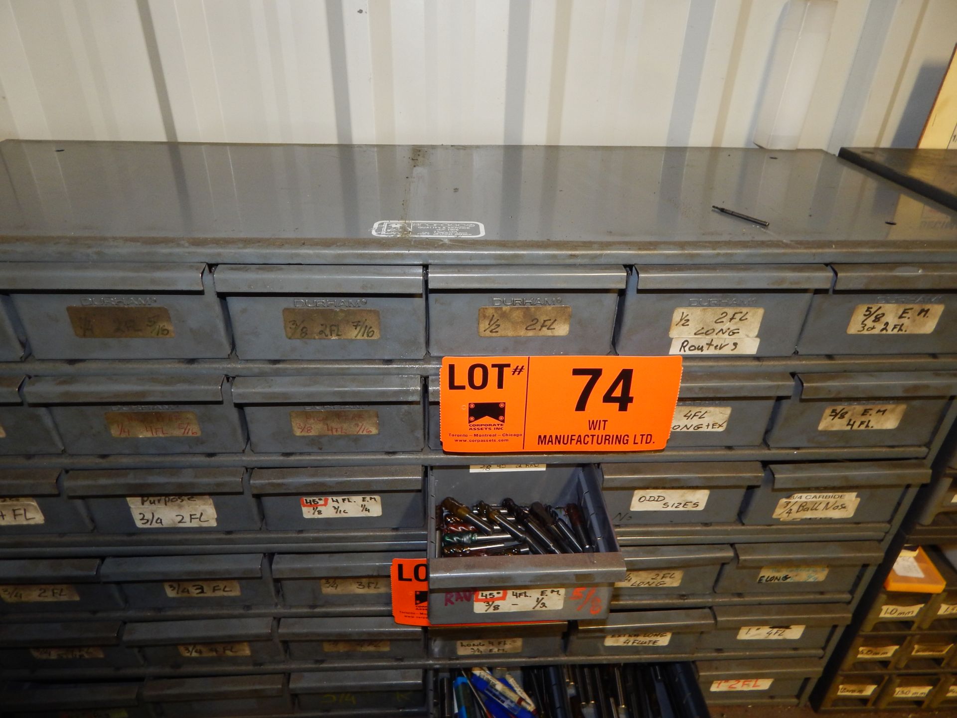 LOT/ MULTI-DRAWER CABINET WITH CONTENTS