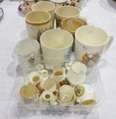 Quantity crested china and Royal commemo
