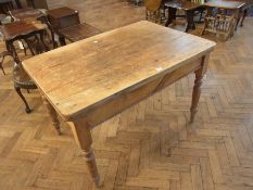 Antique pine kitchen/dining table, recta