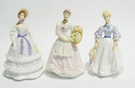 Three Royal Worcester figures "Spring Fa