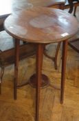 Mahogany occasional table, rectangular w