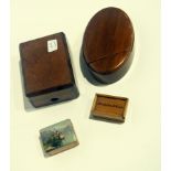Miniature handpainted trinket box, paint