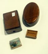 Miniature handpainted trinket box, paint