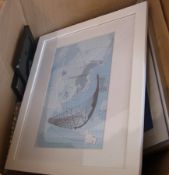 Various framed prints (1 box)