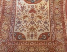 A Khotan rug, pure new wool made in Belg