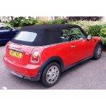 Mini One convertible 1.6, 2010 in red, s